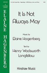 It Is Not Always May SATB choral sheet music cover